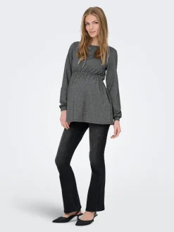 OLMBLUSH Średnia talia Krój flared Jeans