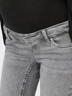 OLMBLUSH Średnia talia Krój flared Jeans