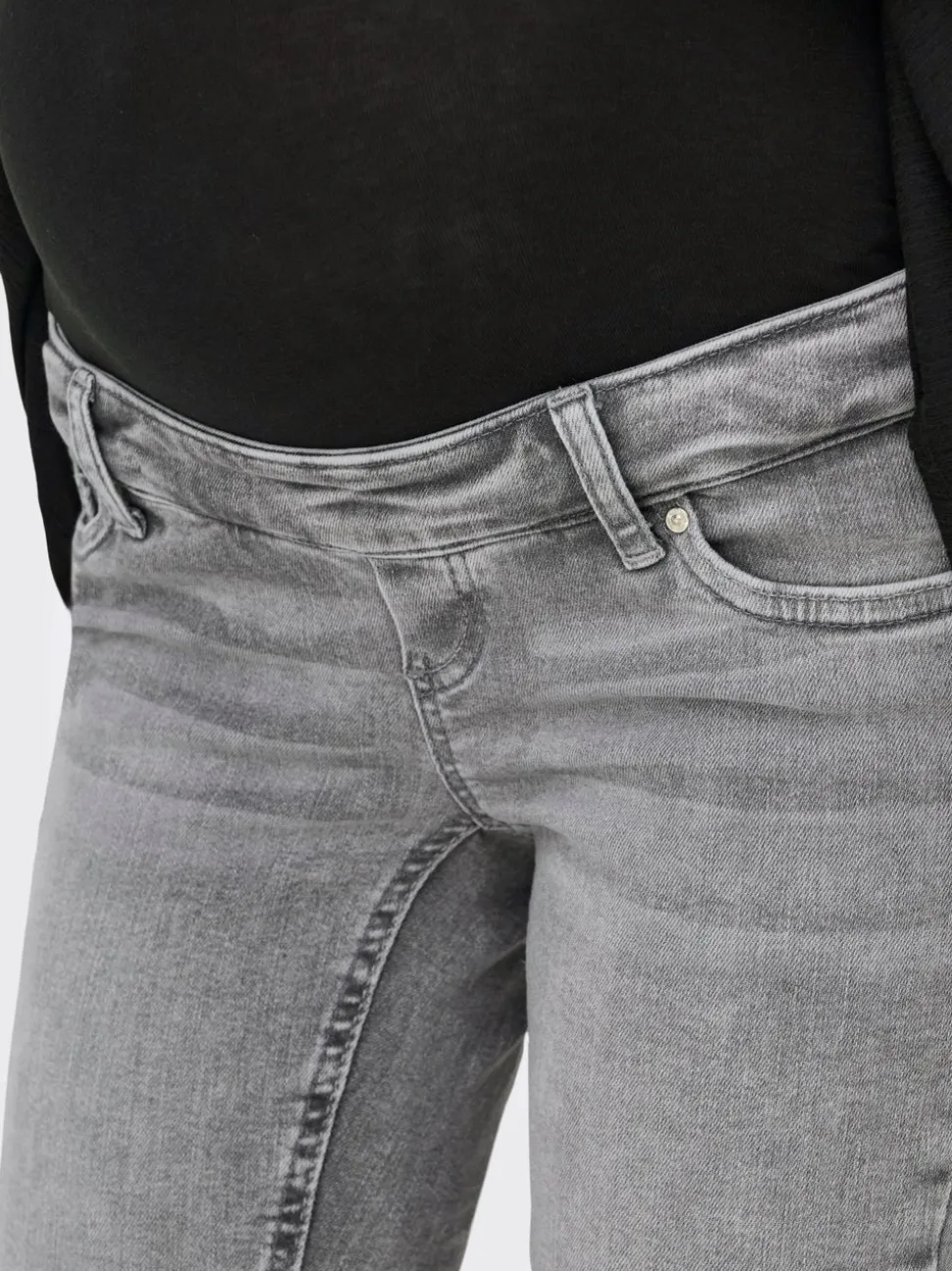 OLMBLUSH Średnia talia Krój flared Jeans