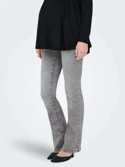 OLMBLUSH Średnia talia Krój flared Jeans