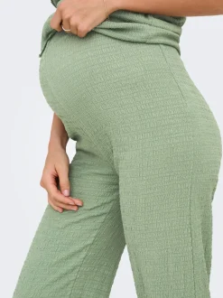 OLMCALIA Krój wide leg Spodnie