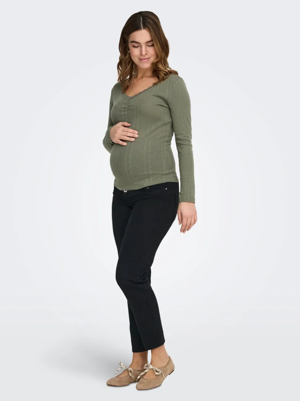 OLMCATWALK Wysoka talia Krój slim tapered Do kostek Jeans