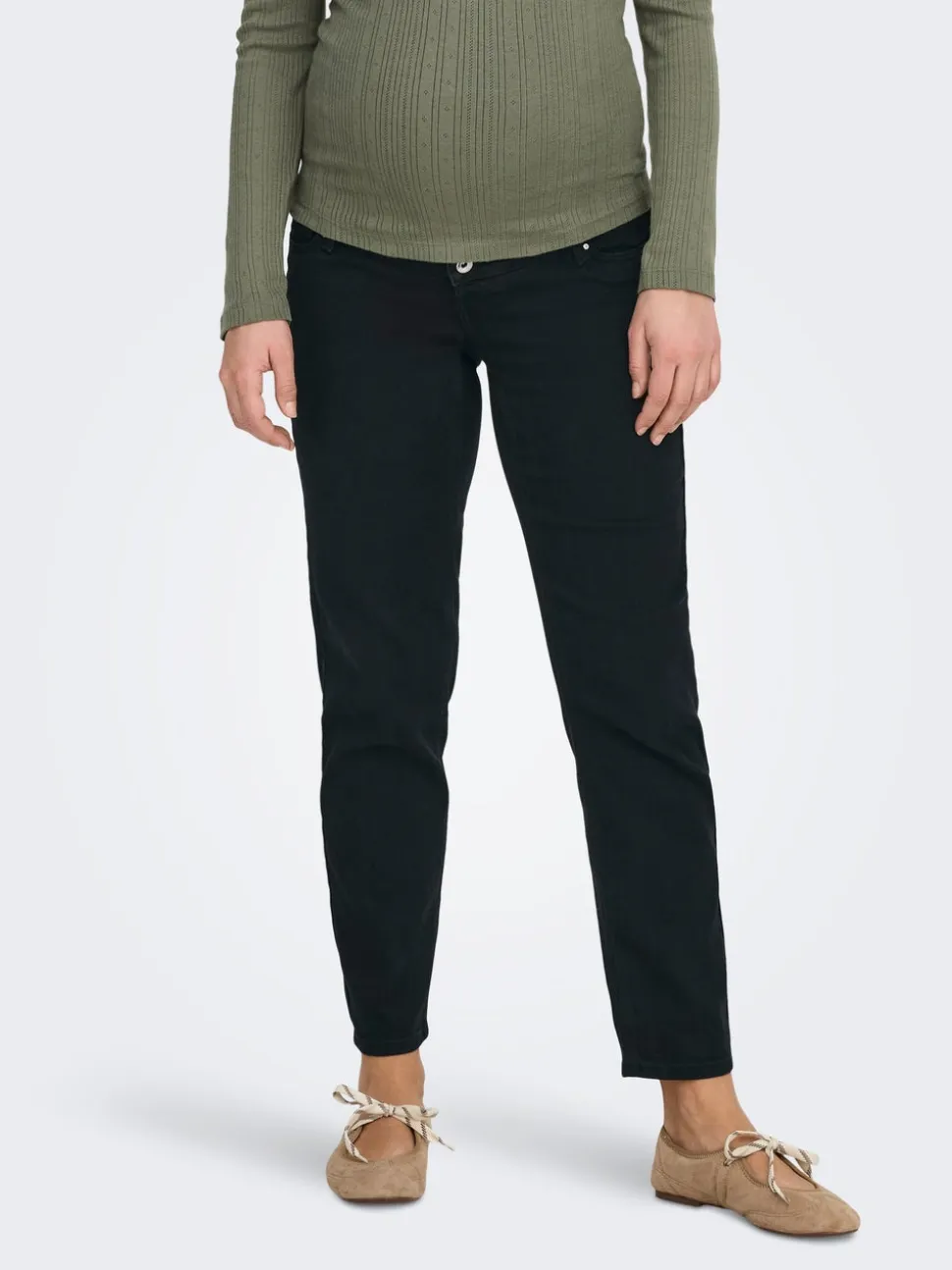 OLMCATWALK Wysoka talia Krój slim tapered Do kostek Jeans