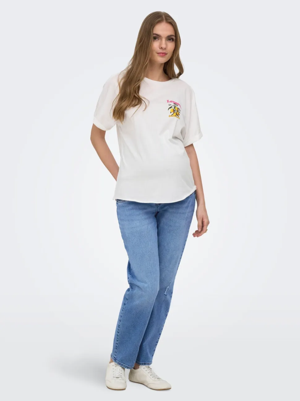 OLMEMILY Krój prosty Do kostek Jeans