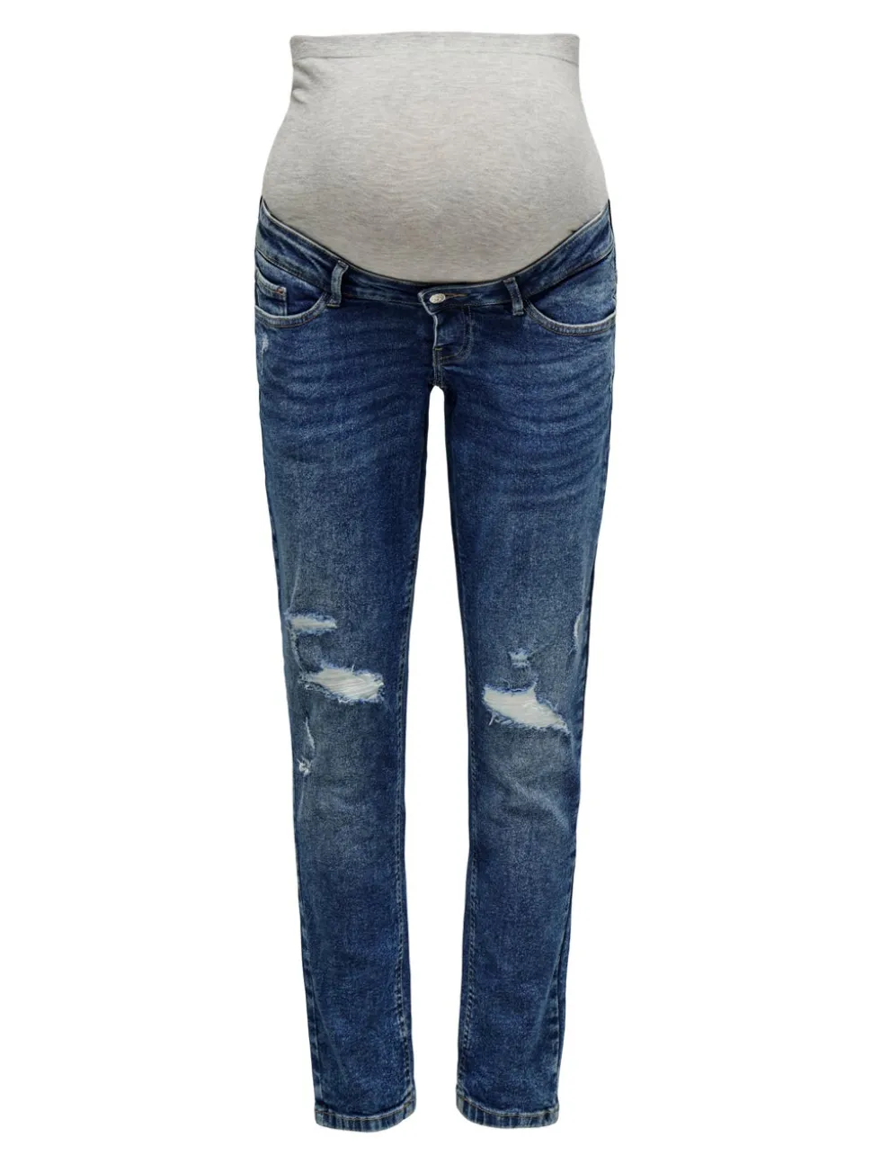 OLMENEDA Wysoka talia Krój prosty Do kostek Jeans