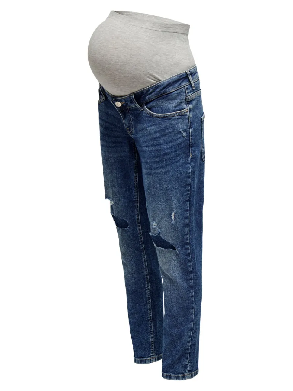 OLMENEDA Wysoka talia Krój prosty Do kostek Jeans