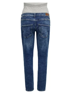 OLMENEDA Wysoka talia Krój prosty Do kostek Jeans