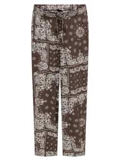 OLMKAVI Krój wide leg Spodnie