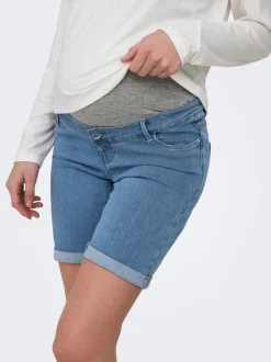 OLMRAIN Krój bodycon Jeansowe szorty