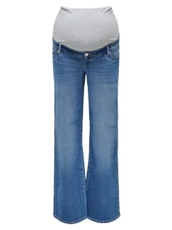 OLMSNOW Wysoka talia Krój wide leg Jeans