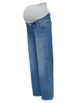 OLMSNOW Wysoka talia Krój wide leg Jeans
