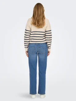 OLMSNOW Wysoka talia Krój wide leg Jeans