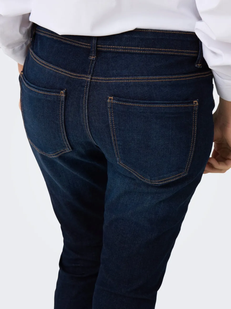OLMWAUW Średnia talia Krój skinny Jeans