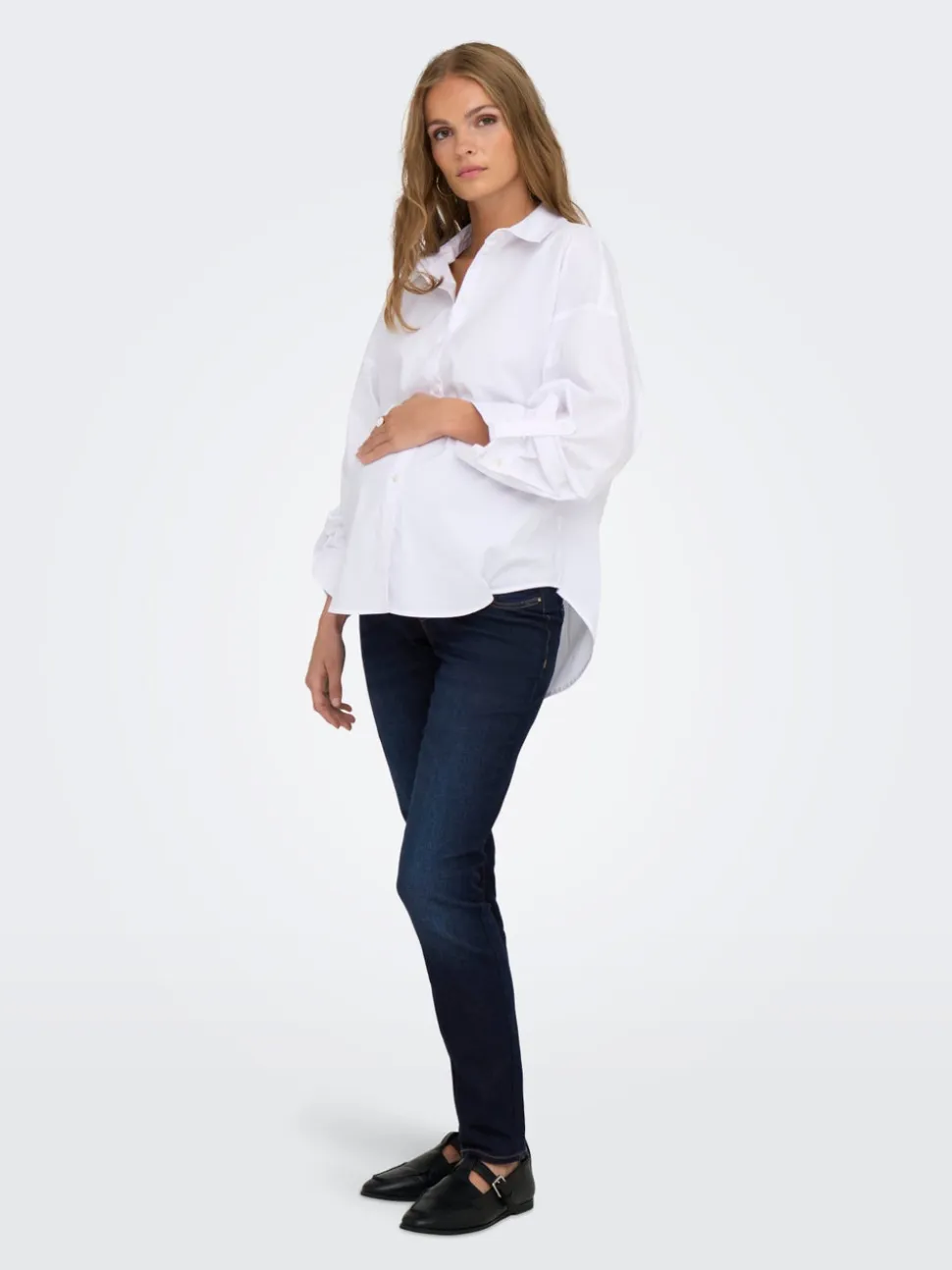 OLMWAUW Średnia talia Krój skinny Jeans