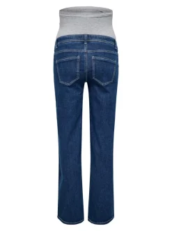 OLMWAUW Średnia talia Krój wide leg Jeans