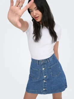 ONLAMAZING Jeans Spódnica jeansowa Krótka spódnica