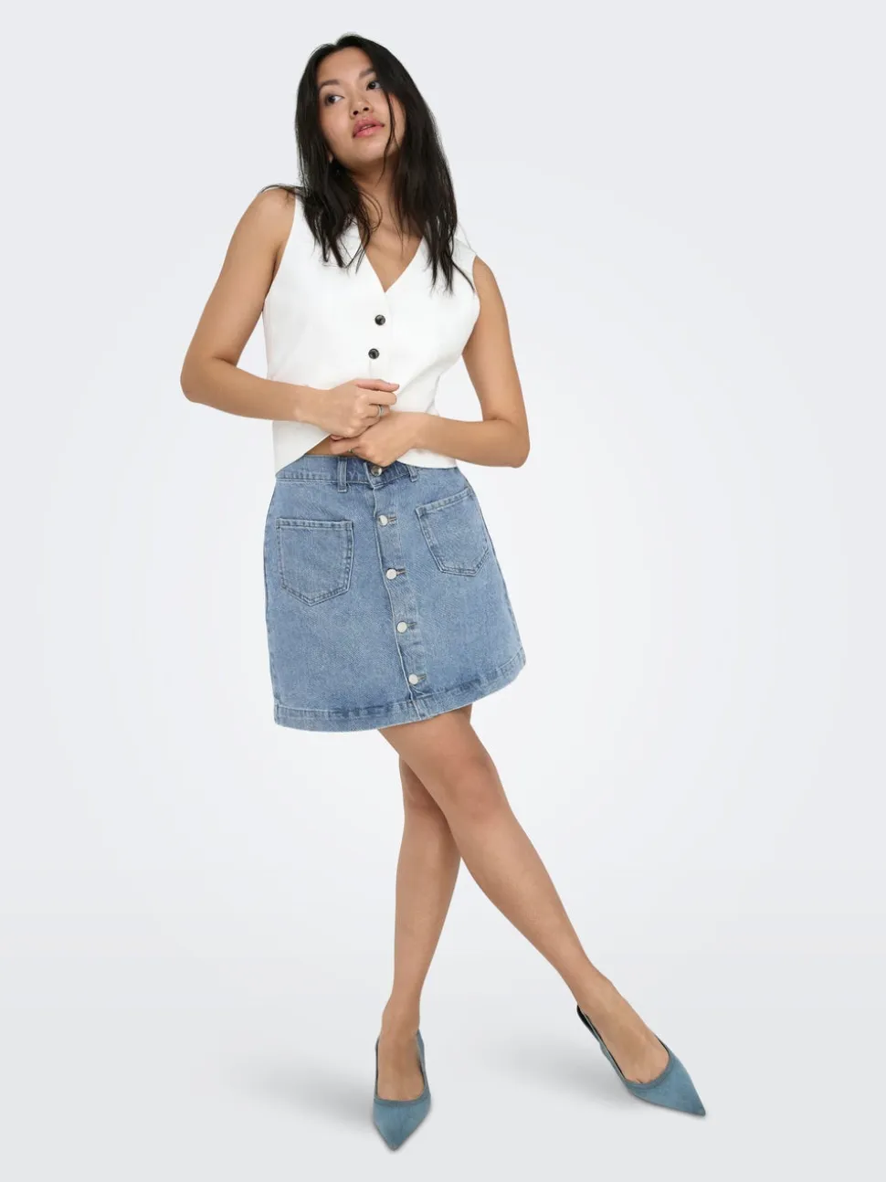 ONLAMAZING Jeans Spódnica jeansowa Krótka spódnica