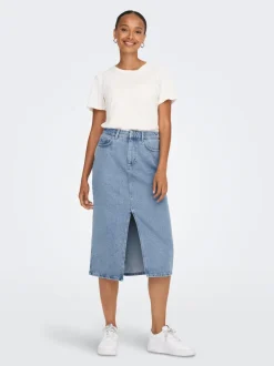 ONLBIANCA Jeans Spódnica jeansowa Spódnica midi