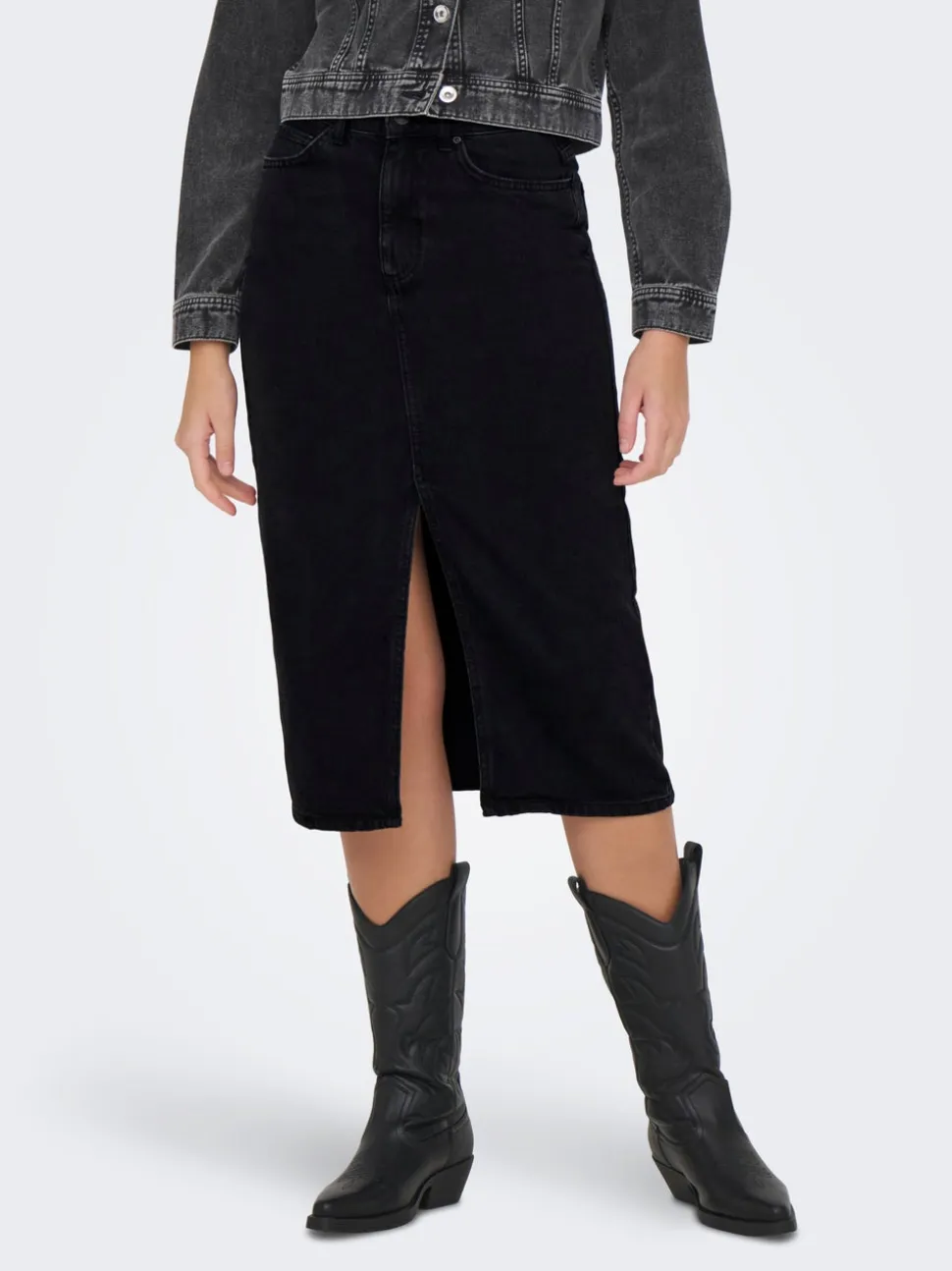 ONLBIANCA Jeans Spódnica jeansowa Spódnica midi