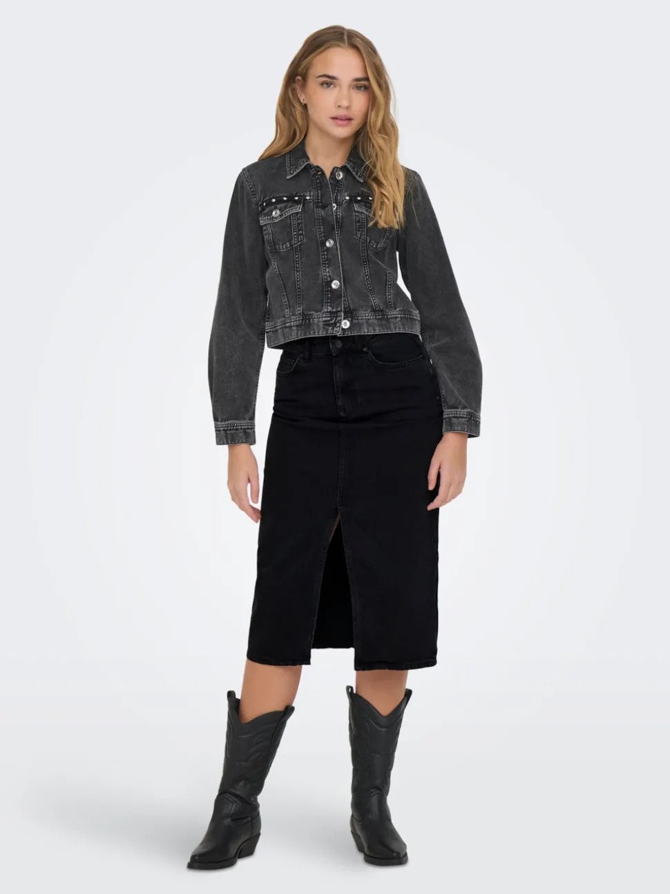 ONLBIANCA Jeans Spódnica jeansowa Spódnica midi