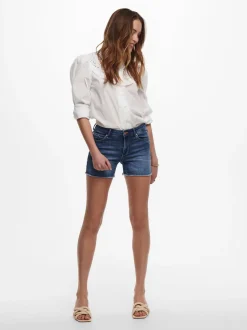 ONLBLUSH Średnia talia Krój regularny Jeansowe szorty