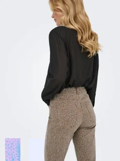 ONLEMILY Wysoka talia Krój prosty Do kostek Jeans