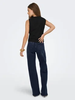 ONLJUICY Wysoka talia Krój wide leg Jeans