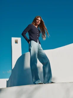 ONLJUICY Wysoka talia Krój wide leg Jeans