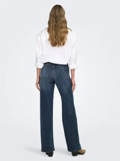 ONLMADISON Wysoka talia Krój wide leg Jeans