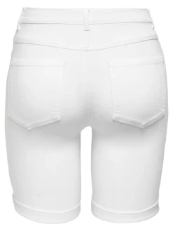 ONLRAIN Średnia talia Krój bodycon Jeansowe szorty