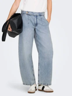 ONLSAVONA Średnia talia Krój baryłkowaty Do kostek Jeans