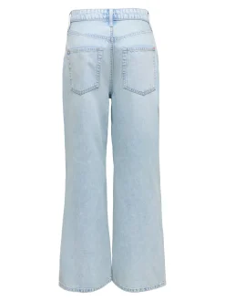ONLSILKY Wysoka talia Krój wide leg Jeans