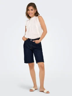 ONLSONNY Wysoka talia Krój regularny Jeansowe szorty