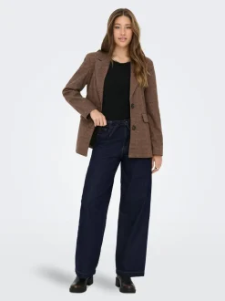 ONLTANNER Wysoka talia Krój wide leg Jeans