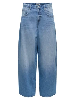 ONLTAYLOR Wysoka talia Krój baryłkowaty Jeans