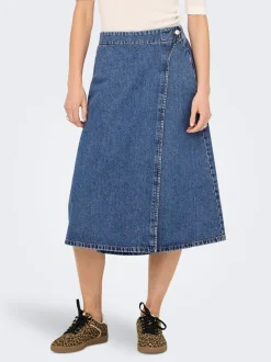 ONLTHEA Jeans Spódnica jeansowa Spódnica midi