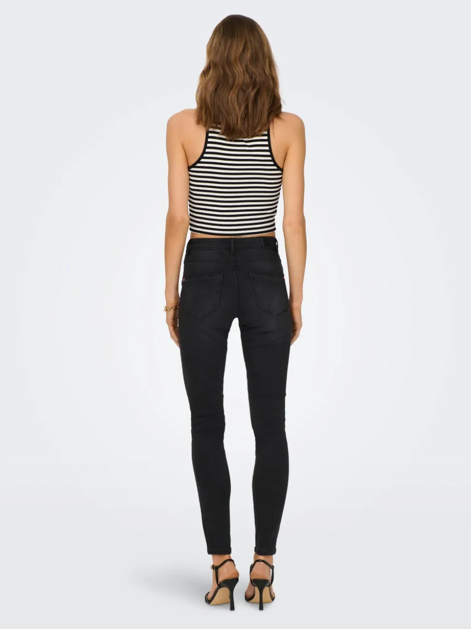 ONLWAUW Średnia talia Krój skinny Jeans
