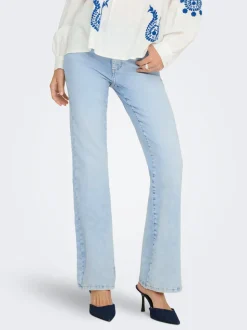ONLWAUW Wysoka talia Krój flared Jeans