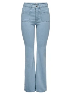 ONLWAUW Wysoka talia Krój flared Jeans