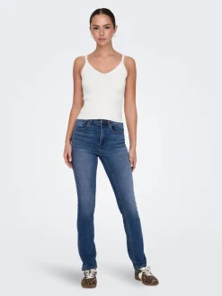 ONLWILLOW Wysoka talia Krój slim Jeans