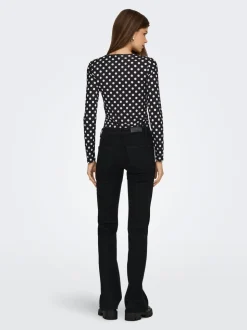 ONLWOW Średnia talia Krój flared Jeans