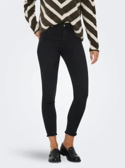 ONLWOW Średnia talia Krój skinny Do kostek Jeans