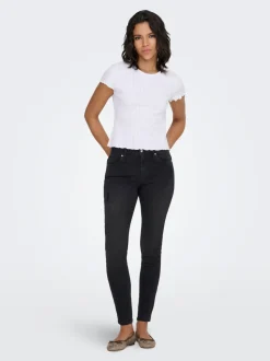 ONLWOW Średnia talia Krój skinny Jeans