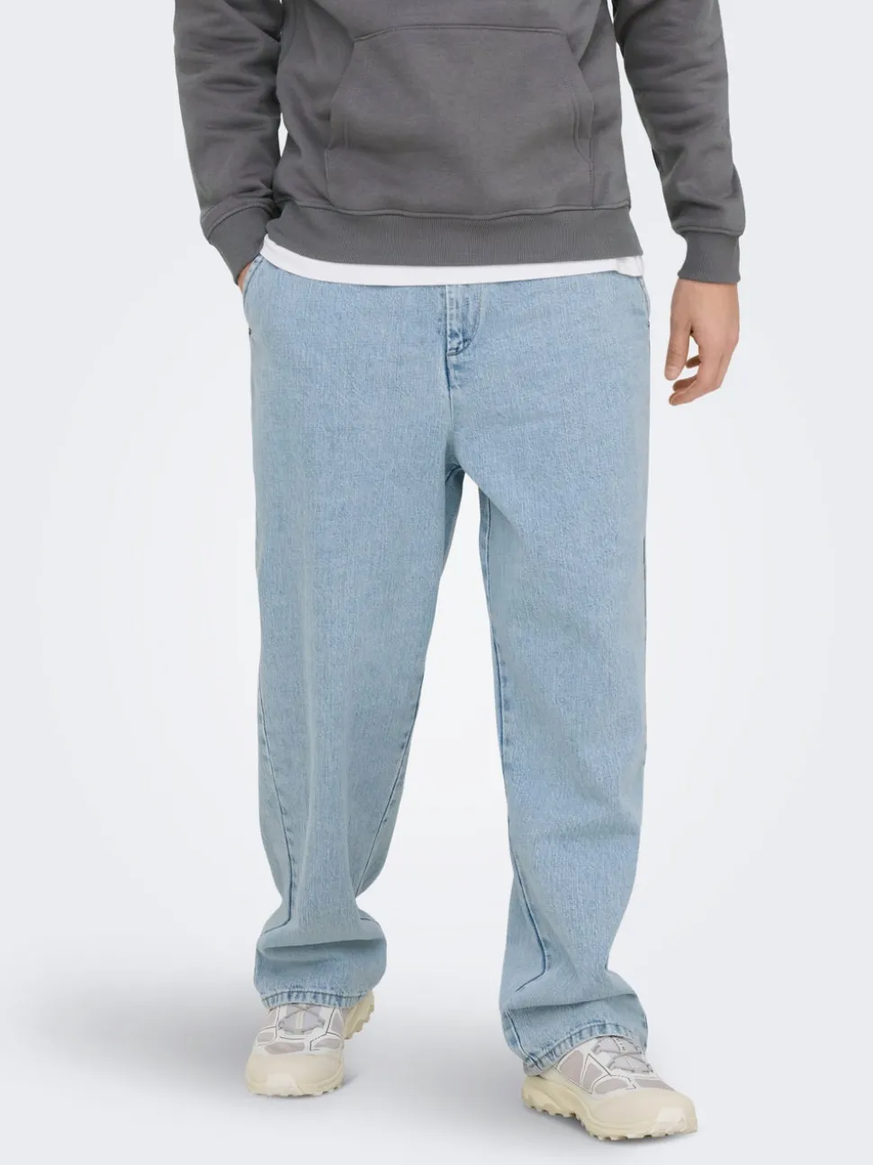 ONSDANI Średni stan Szeroki krój - przycięty Jeans