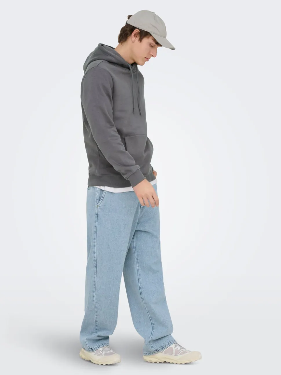 ONSDANI Średni stan Szeroki krój - przycięty Jeans