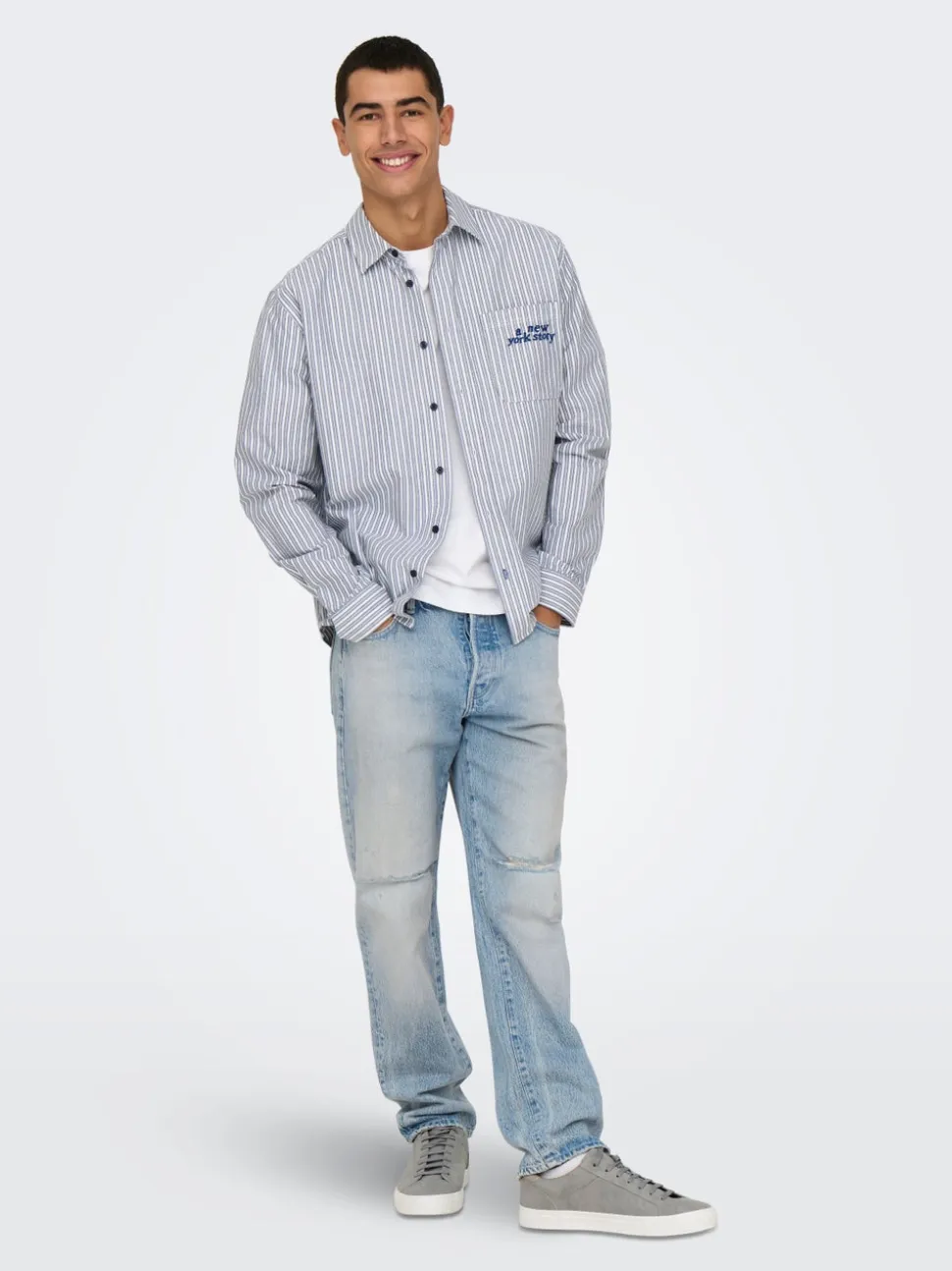 ONSEDGE Średnia talia Krój prosty Jeans