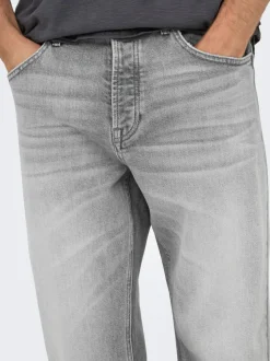 ONSEDGE Średnia talia Krój prosty Jeans