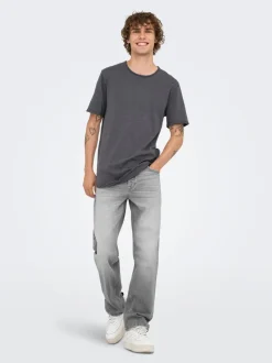 ONSEDGE Średnia talia Krój prosty Jeans