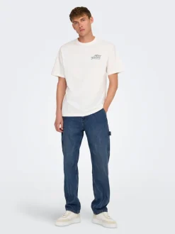 ONSEDGE Średnia talia Krój prosty Jeans