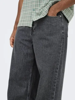 ONSREMI Średni stan Krój wide leg Jeans